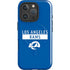 NFL Los Angeles Rams Blue Performance Series iPhone 16 Pro Magsafe Impact Case